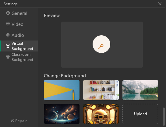 classroom background